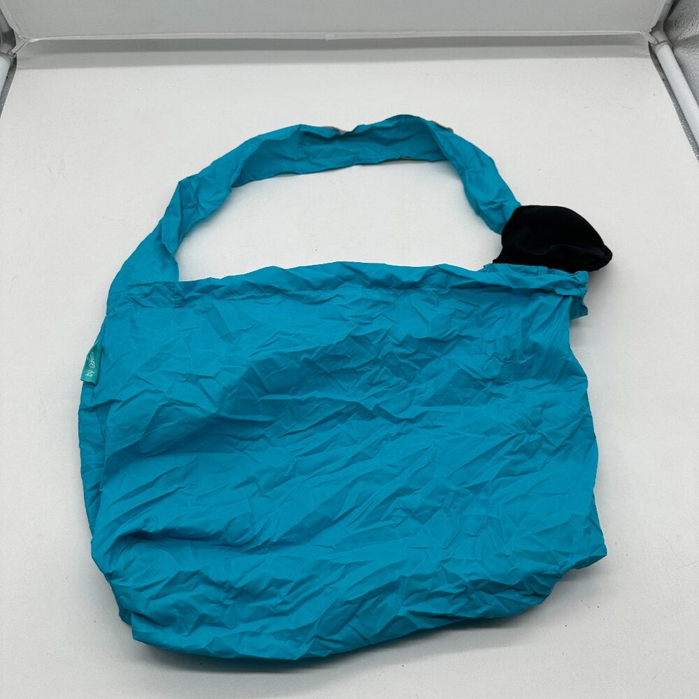 EUC Tieks Tote by Gavrieli Teal Black Pouch Bag Purse Womens